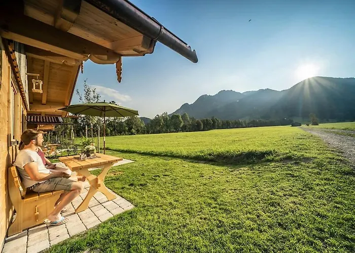 Lenggrieser Bergcamping - Almchalet Panoramahuette 아파트 *